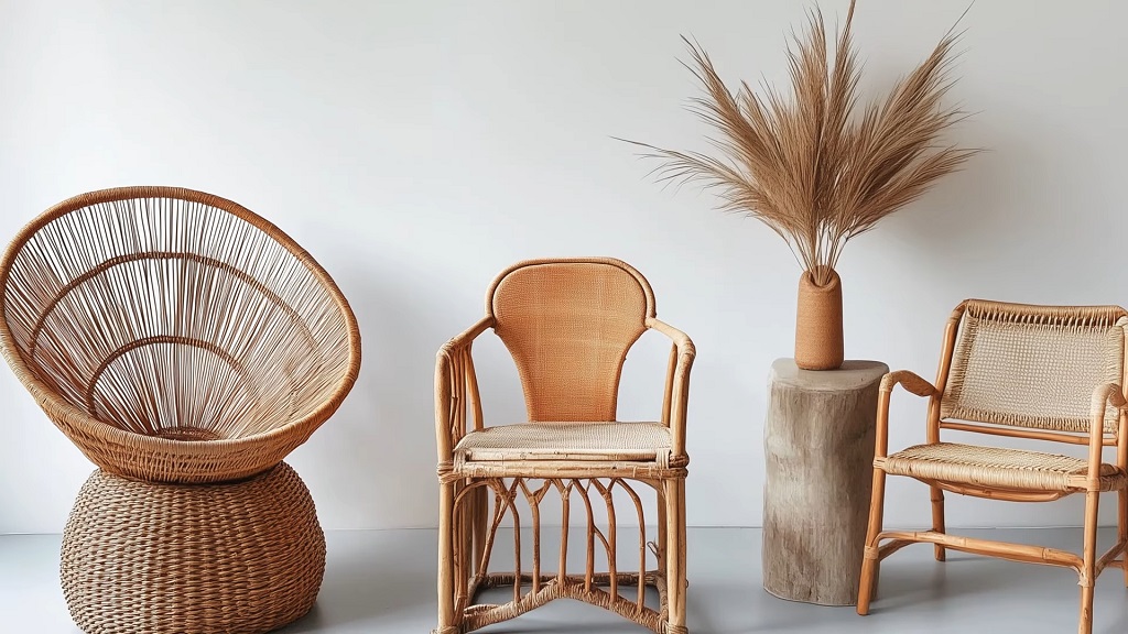 Elementi boho stila u enterijeru dekoracija biljke i prirodni materijali